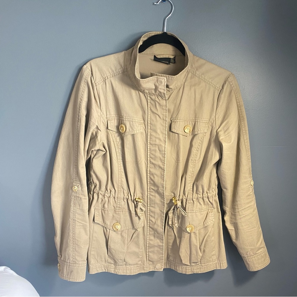 Khaki weatherproof field jacket, size small